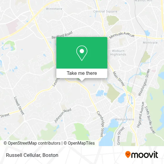 Russell Cellular map
