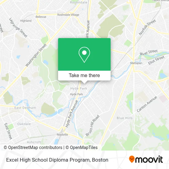 Excel High School Diploma Program map