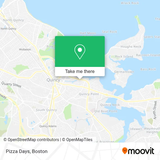 Pizza Days map