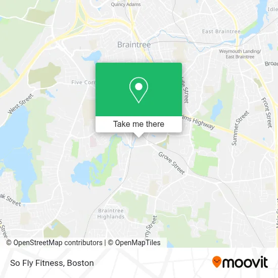 So Fly Fitness map