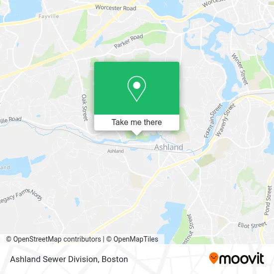 Ashland Sewer Division map