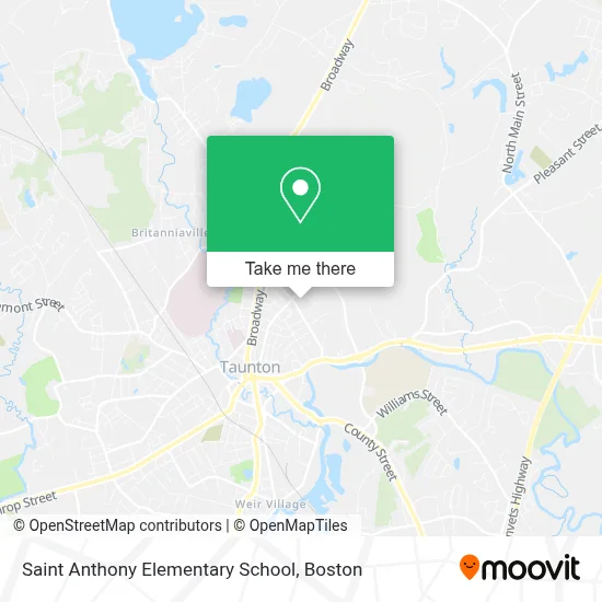 Saint Anthony Elementary School map