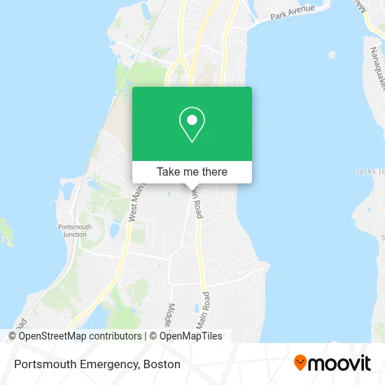 Portsmouth Emergency map