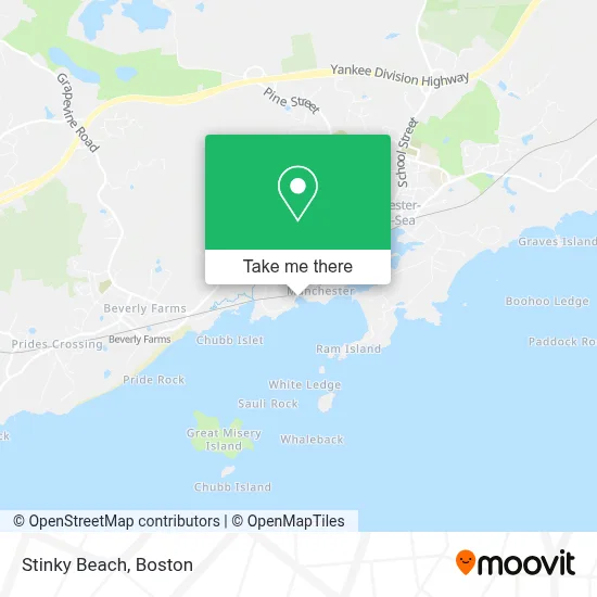 Stinky Beach map