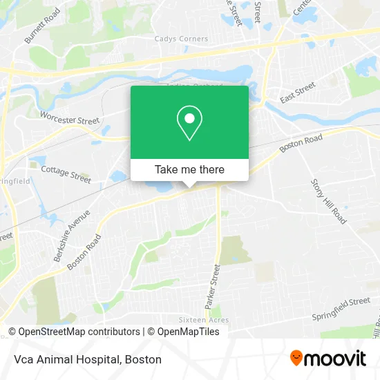 Vca Animal Hospital map