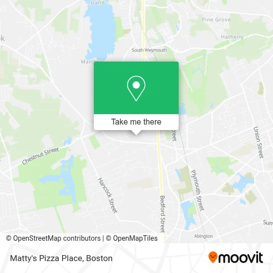 Matty's Pizza Place map