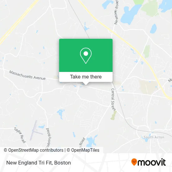 New England Tri Fit map