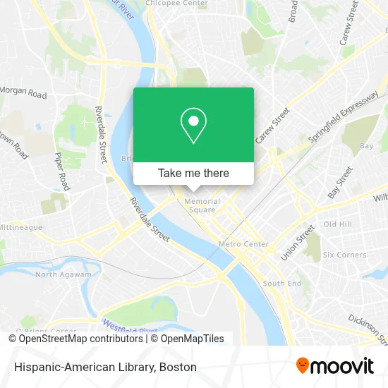 Hispanic-American Library map