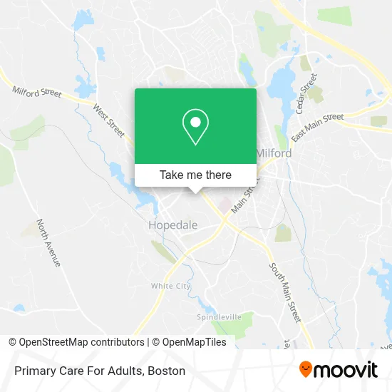 Primary Care For Adults map