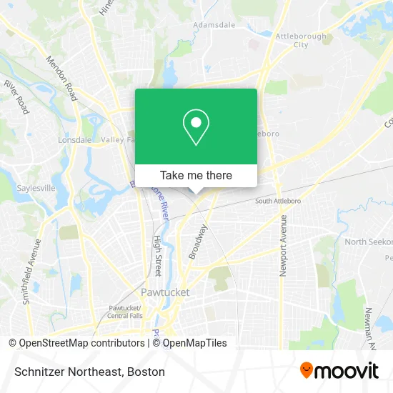 Schnitzer Northeast map