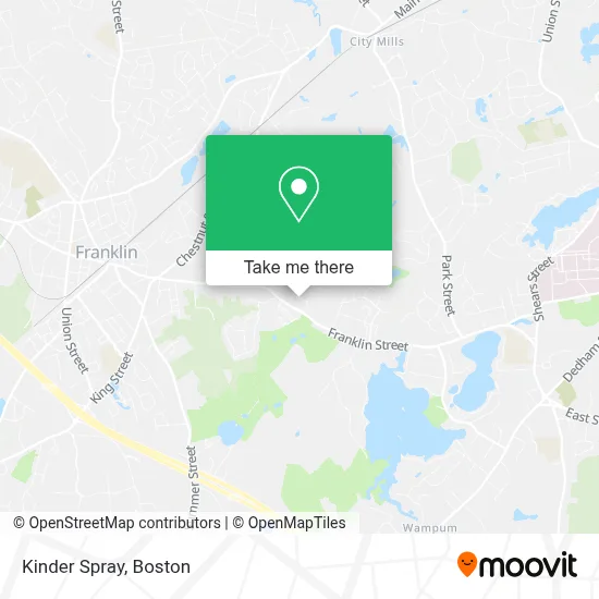 Kinder Spray map