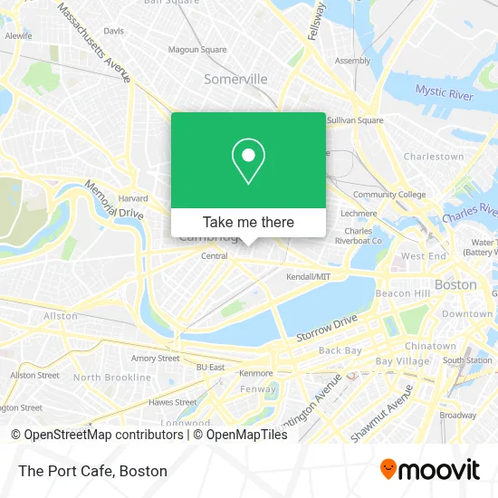 The Port Cafe map