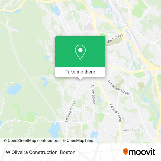 W Oliveira Construction map