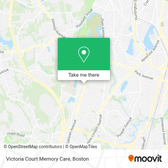 Victoria Court Memory Care map
