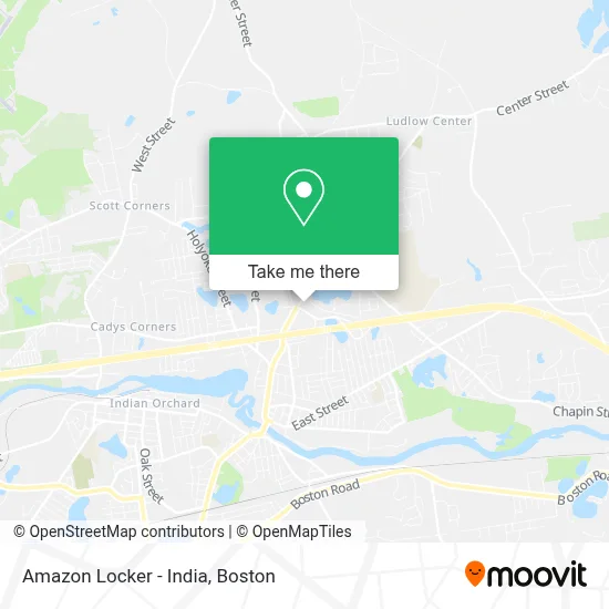 Amazon Locker - India map