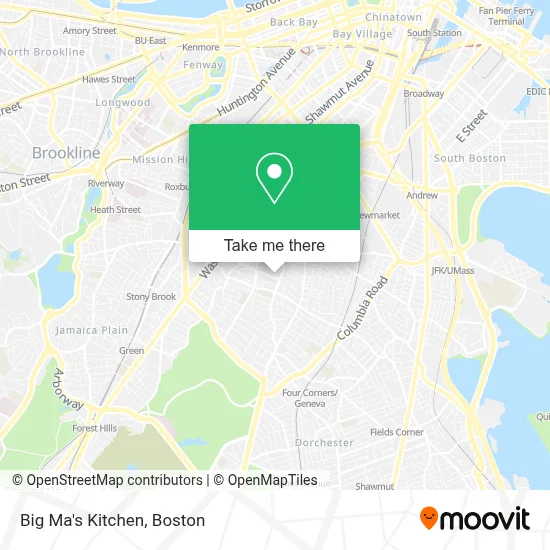 Big Ma's Kitchen map