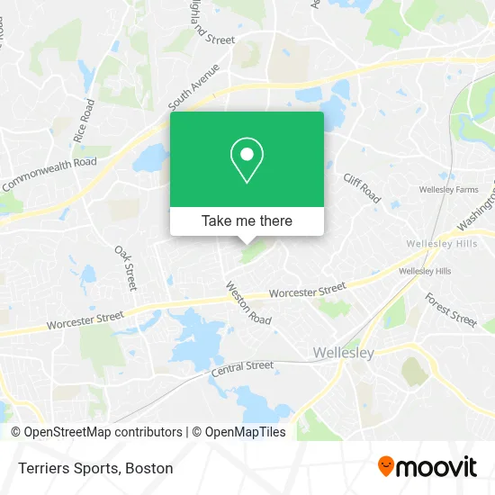Terriers Sports map