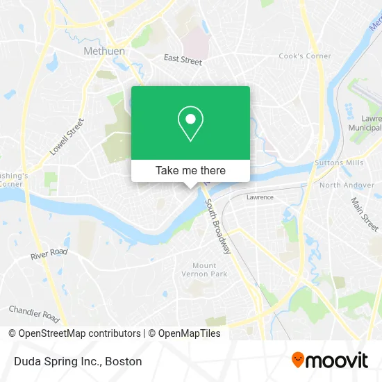 Duda Spring Inc. map