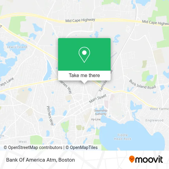 Bank Of America Atm map