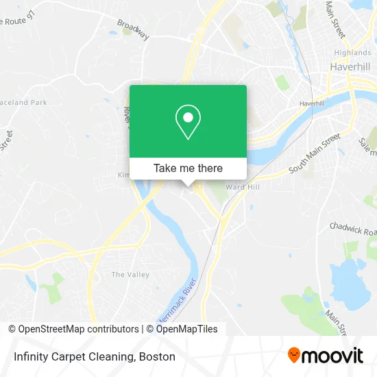 Infinity Carpet Cleaning map