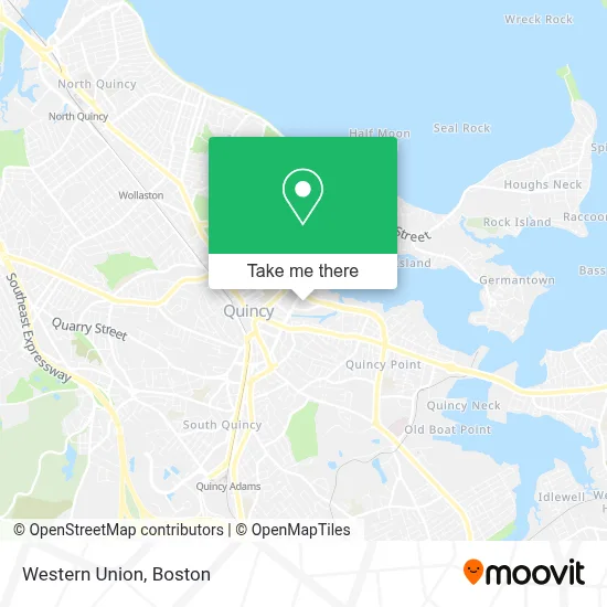 Western Union map