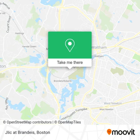 Jlic at Brandeis map