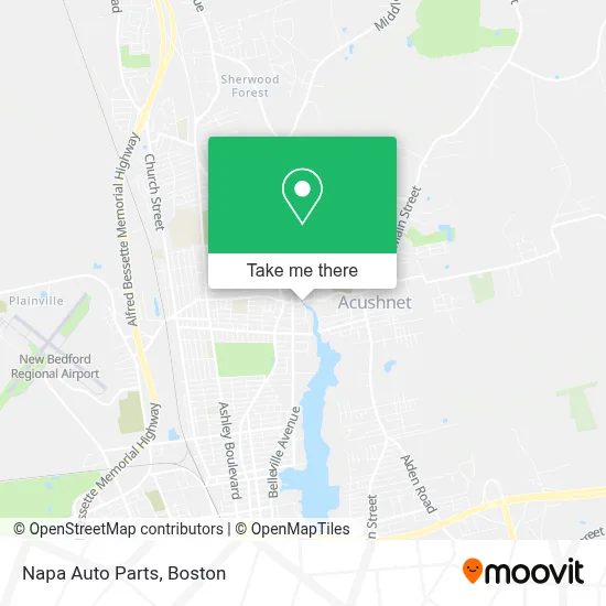 Napa Auto Parts map