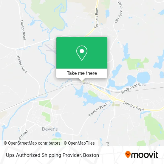 Ups Authorized Shipping Provider map