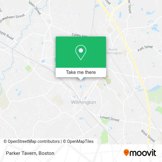 Parker Tavern map