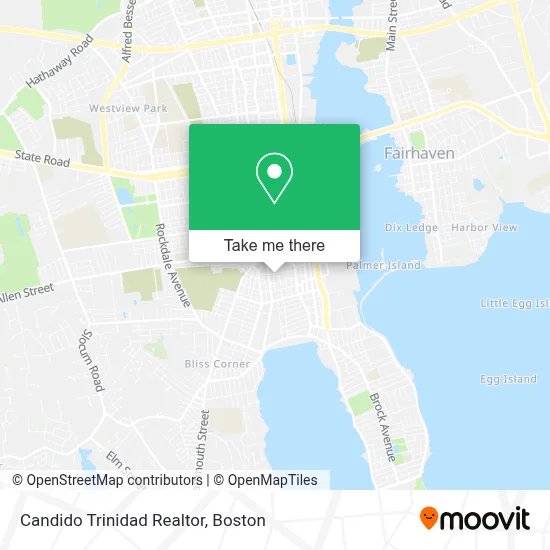 Candido Trinidad Realtor map