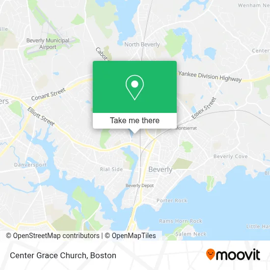 Center Grace Church map