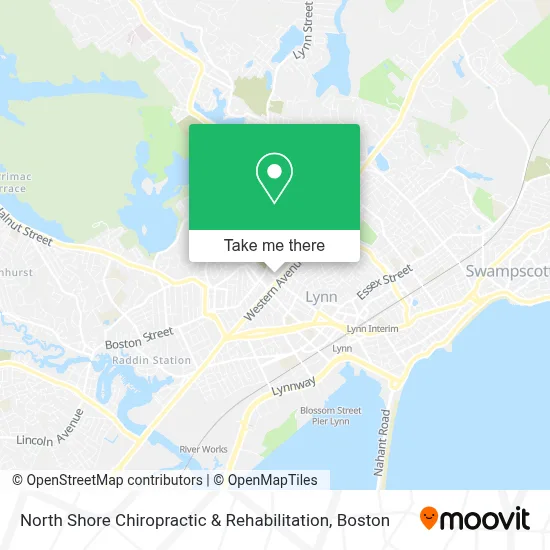 North Shore Chiropractic & Rehabilitation map
