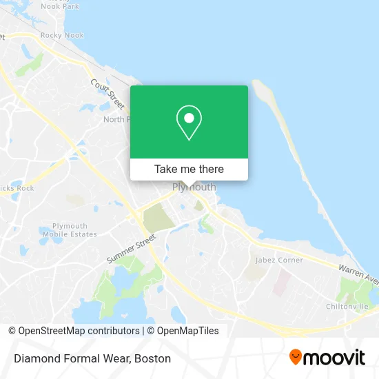 Diamond Formal Wear map