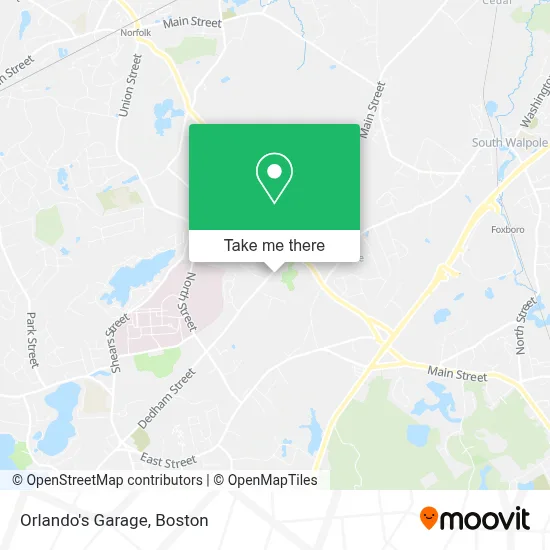 Orlando's Garage map