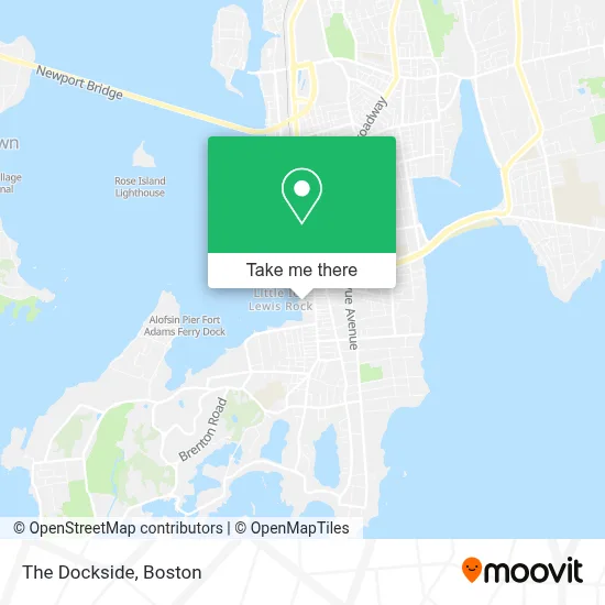 The Dockside map