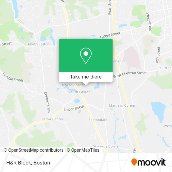 H&R Block map