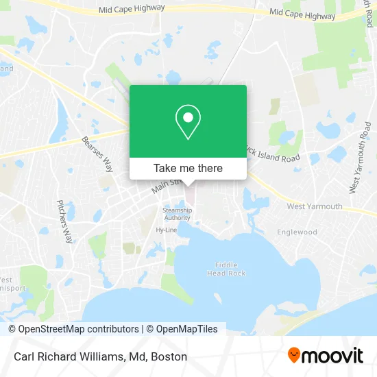 Carl Richard Williams, Md map