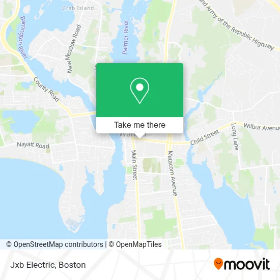 Jxb Electric map