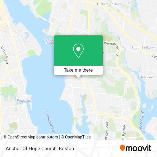 Anchor Of Hope Church map