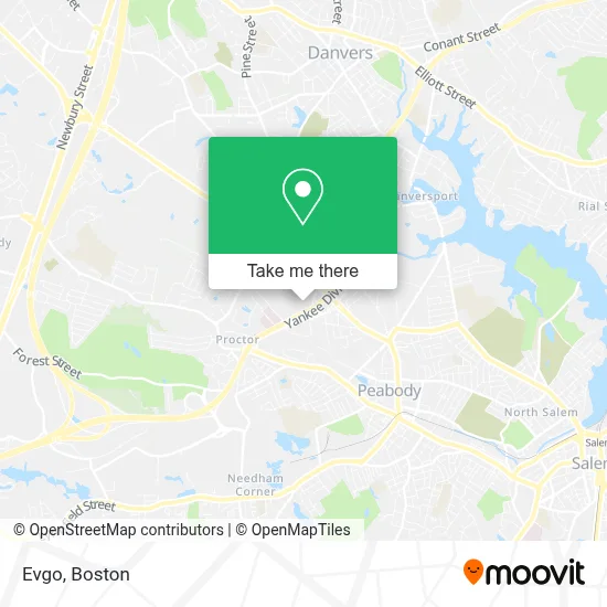 Evgo map