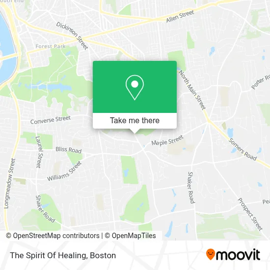 The Spirit Of Healing map