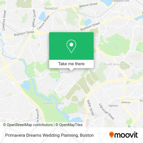 Primavera Dreams Wedding Planning map