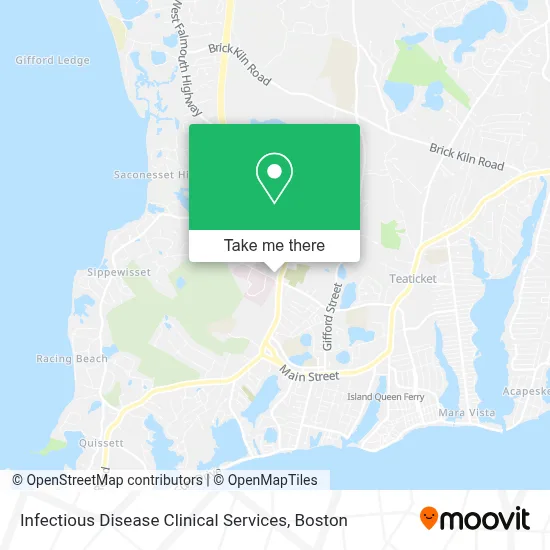 Infectious Disease Clinical Services map