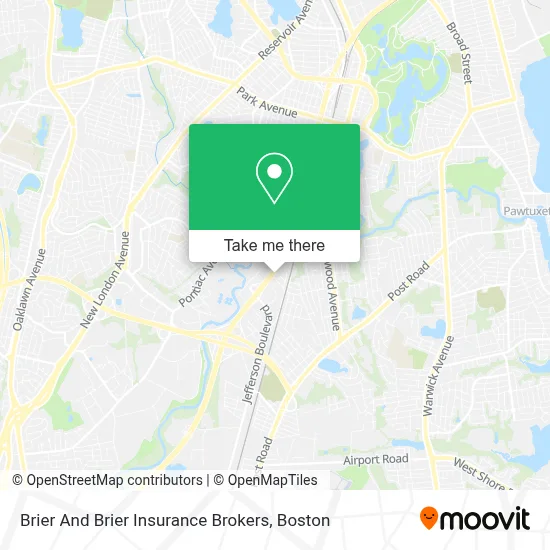 Brier And Brier Insurance Brokers map