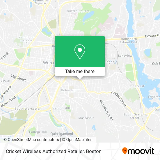 Cricket Wireless Authorized Retailer map