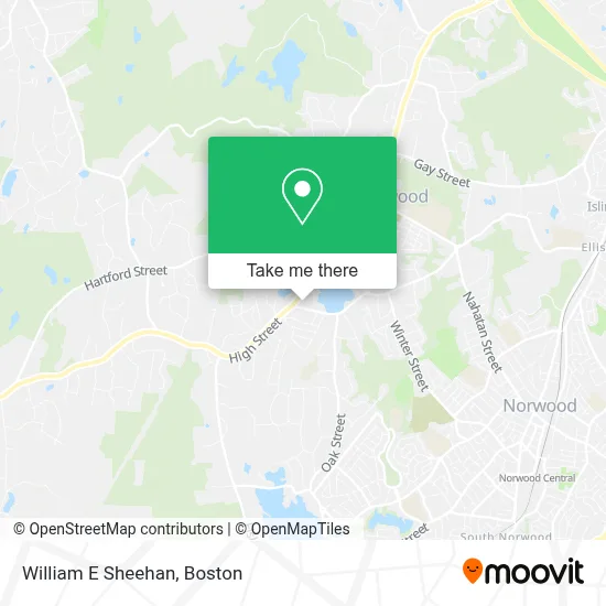 William E Sheehan map
