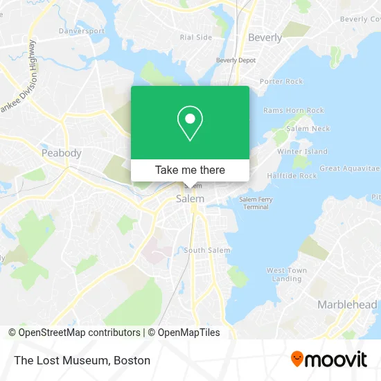 The Lost Museum map