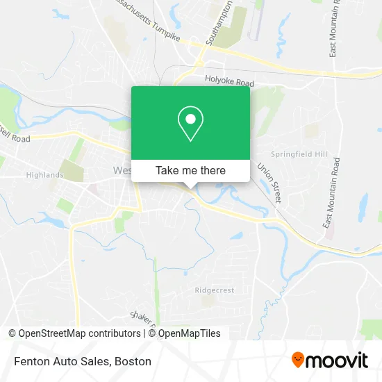 Fenton Auto Sales map