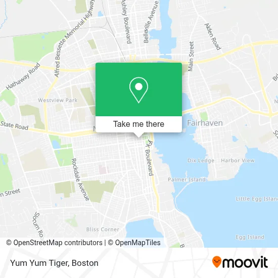 Yum Yum Tiger map