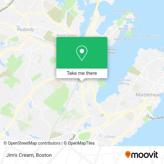 Jim's Cream map